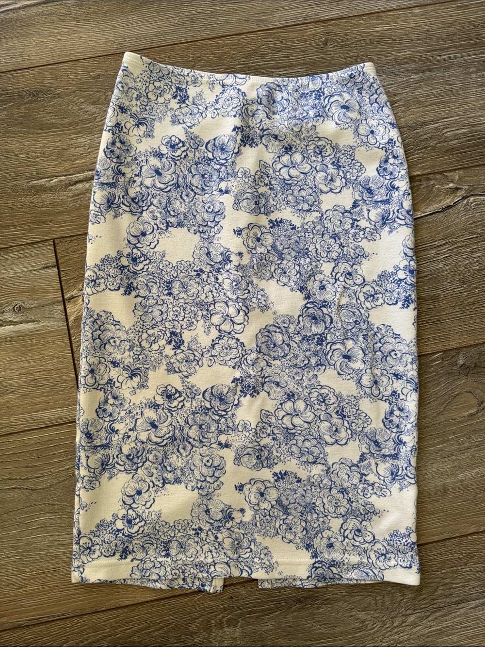 American Apparel Light Blue pencil skirt.